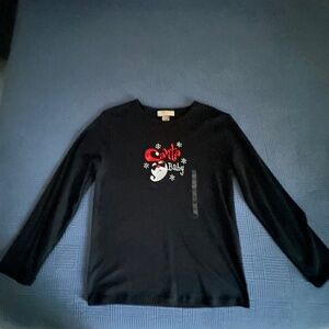 Christmas Santa Baby T, Size M, NWT